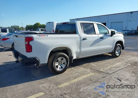 2023 Chevrolet Silverado 1500 4Wd Short Bed Wt z USA, uszkodzony, nr VIN 3GCUDAEDXPG304501